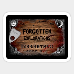 Forgotten Board 2 Sticker